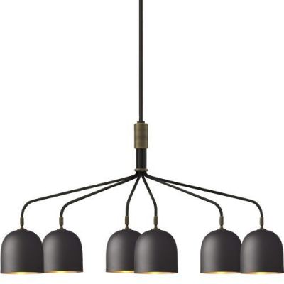 Gubi Howard Kroonluchter - 6 Arm - Grijs