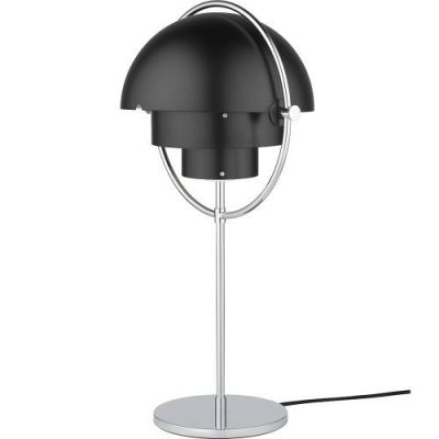 Gubi Multi-Lite Tafellamp - Chroom & Mat zwart