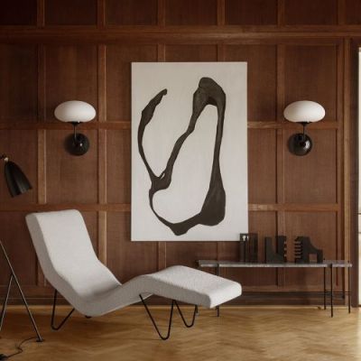 Gubi Stemlite Wandlamp - Zwart chroom