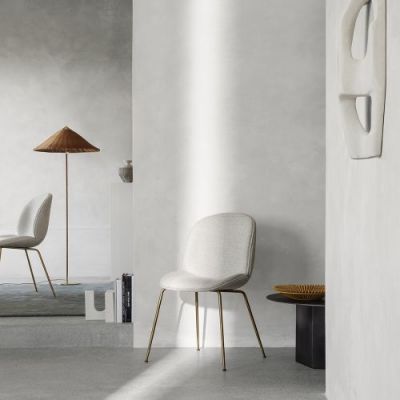 Gubi Tynell 9602 Vloerlamp - Messing & Oranje