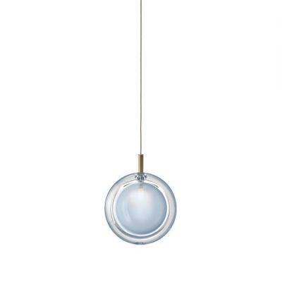Bomma Lens 26 pcs Round Hanglamp - 13x Blauw 13x Helder glas
