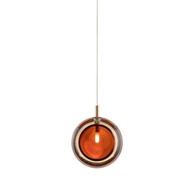 Bomma Lens 3 pcs Hanglamp - 2x Amber 1x Helder glas