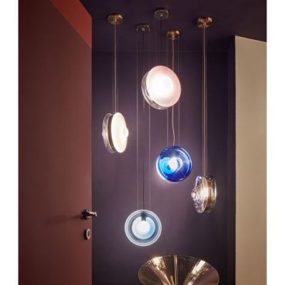 Bomma Orbital Hanglamp - Mercurius zwart - Patina goud