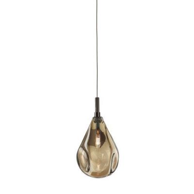 Bomma Soap Mini 12 pcs Hanglamp - 4x Blauw 4x Zilver 4x Goud glas