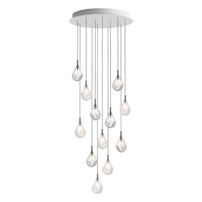 Bomma Soap Mini 12 pcs Hanglamp - 6x Helder 6x Mat glas