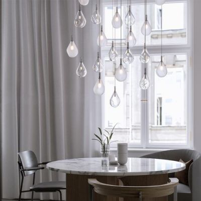Bomma Soap Mini 26 pcs Square Hanglamp - 14x Helder 12x Mat glas
