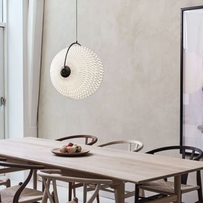 LE KLINT Caleo Original Paper Hanglamp - Wit/Brons