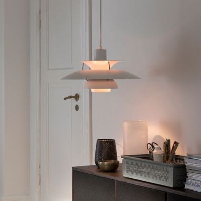 Louis Poulsen PH 5 Hanglamp - Pastel blauw en roze