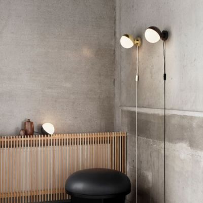 Louis Poulsen VL Studio Wandlamp - Zwart - Met draad