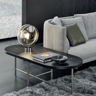 Bomma Orbital Tafellamp - Polair wit - Patina goud