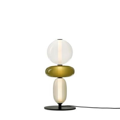 Bomma Pebbles Small Vloerlamp - Configuratie 3 - Wit - groen