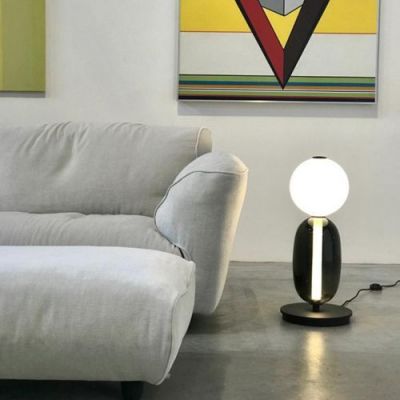 Bomma Pebbles Small Vloerlamp - Configuratie 3 - Wit - groen