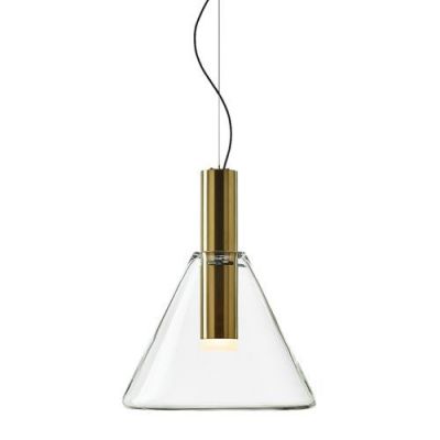 Bomma Phenomena Hanglamp - Cone - Helder - geborsteld goud