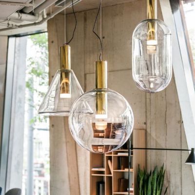 Bomma Phenomena Hanglamp - Small Ball - Helder - geborsteld zilver