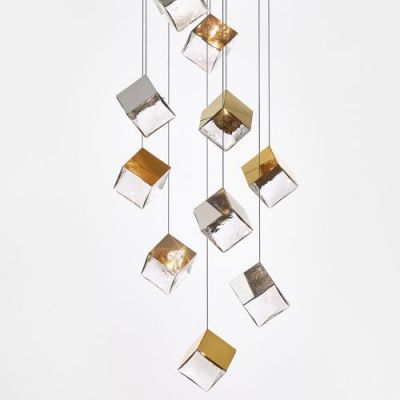 Bomma Pyrite 3 pcs Hanglamp - Zilver