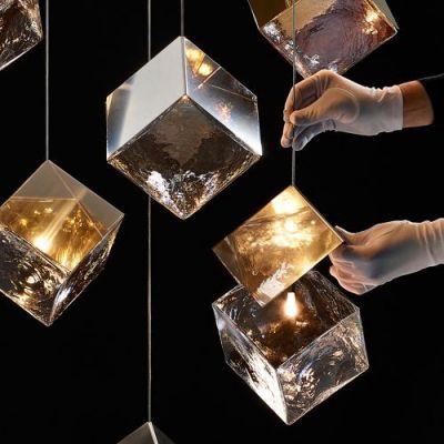 Bomma Pyrite Small Hanglamp - Goud - geborsteld goud