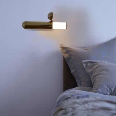 DCW Editions ISP Wandlamp - Rechts - Gelakt messing