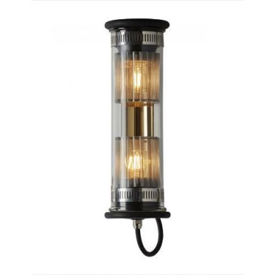 DCW Editions In The Tube 100-350 Wandlamp - Goud - Zilveren mesh - Zwarte stop