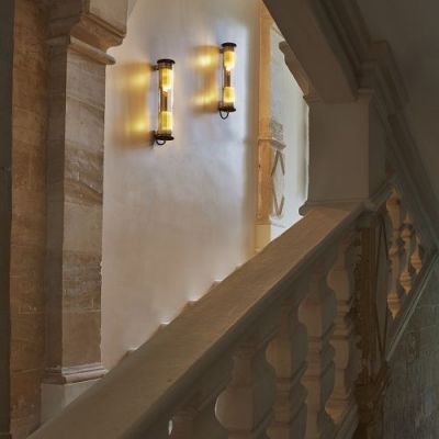 DCW Editions In The Tube 100-500 Wandlamp - Zilver - Gouden mesh - Zwarte stop