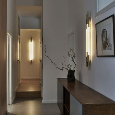DCW Editions Org Wandlamp - 1050 mm - Goud/wit