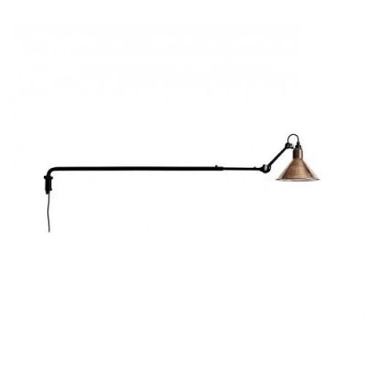 DCW Editions Lampe Gras N213 Conic Wandlamp - Rauw koper/wit
