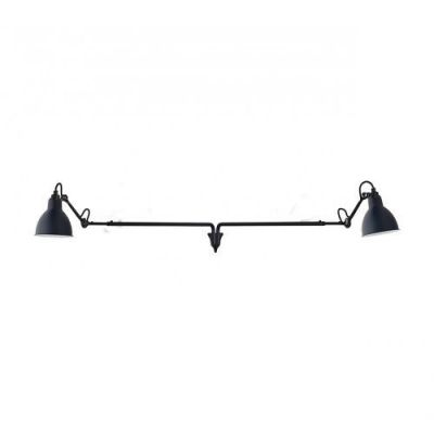 DCW Editions Lampe Gras N213 Double Round Wandlamp - Blauw