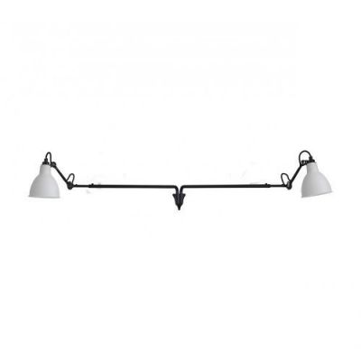 DCW Editions Lampe Gras N213 Double Round Wandlamp - Wit kunststof
