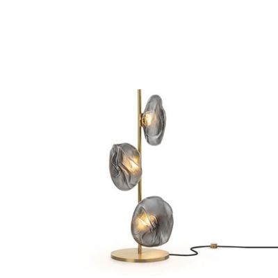 Bocci 73.3 Short Vloerlamp - Donkergrijs - Messing base