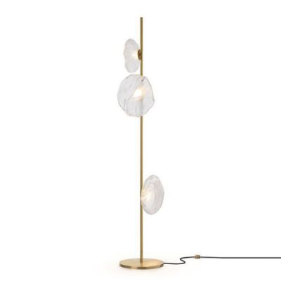 Bocci 73.3 Tall Vloerlamp - Transparant - Messing base