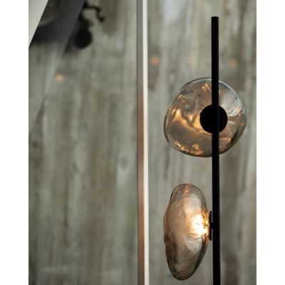 Bocci 73.6 Vloerlamp - Donkergrijs - Messing base