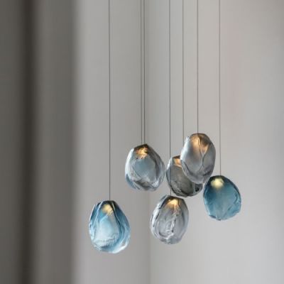 Bocci 73.1V Random Hanglamp - Grijs - 40 mm plafondkapje