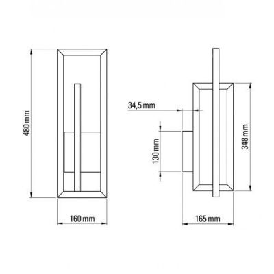 DCW Editions Borely Wandlamp - Goud