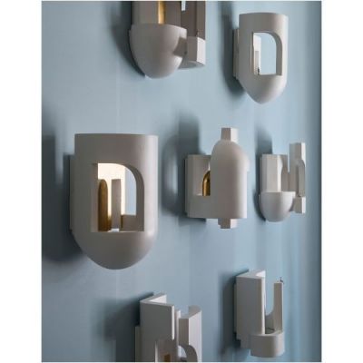 DCW Editions Soul Story Angle 1 Wandlamp - Wit-goud