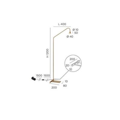 Trizo21 Austere-Floor Vloerlamp - Wit