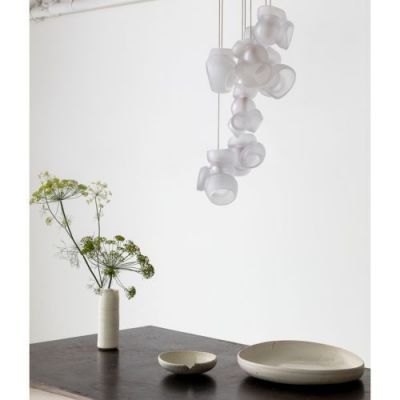 Bocci 100.1 Random Hanglamp - Transparant - 7 mm plafondkapje