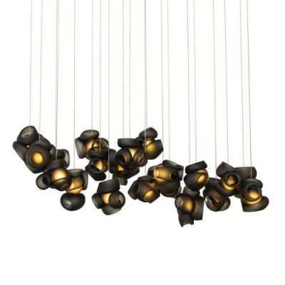 Bocci 100.20 Random Hanglamp - Grijs - Rechthoekige plafondkap