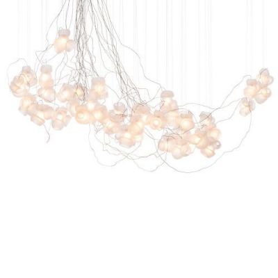Bocci 100.37 Semi-rigid Hanglamp - Transparant - Ronde plafondkap