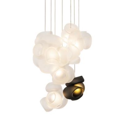 Bocci 100.7 Random Hanglamp - Transparant met grijs