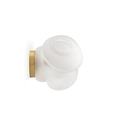 Bocci 100s Brass Wandlamp - Transparant