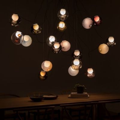 Bocci 28.7 Semi-rigid Hanglamp - Grijs, beige, geel & oranje