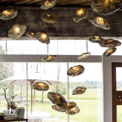 Bocci 73.1 Random Hanglamp - Taupe - 40 mm plafondkapje