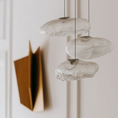 Bocci 73.1 Random Hanglamp - Transparant - 40 mm plafondkapje
