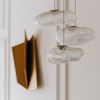 Bocci 73.1 Random Hanglamp - Transparant - 7 mm plafondkapje