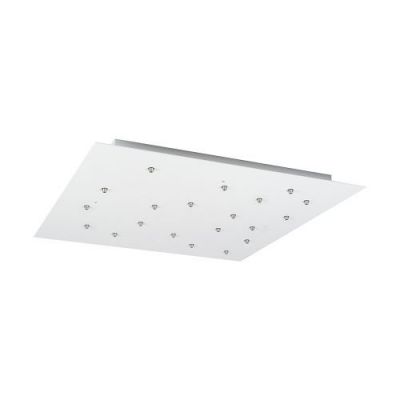Bocci 73.20 Random Hanglamp - Transparant - Vierkante plafondkap