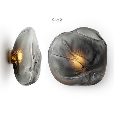 Bocci 73s Brass Wandlamp - Donkergrijs