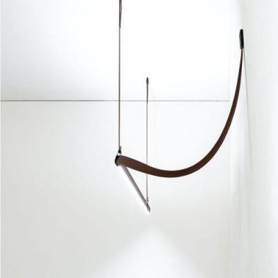 Flos Belt Fabric Grey Olive Hanglamp - Grijs/groen
