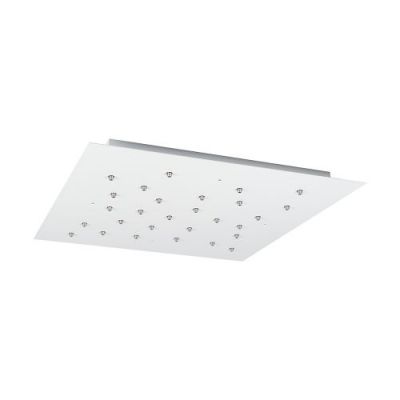 Bocci 28.28 Random Hanglamp - Transparant - Vierkante plafondkap