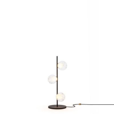 Bocci 28.3 Short Vloerlamp - Transparant - Zwarte base