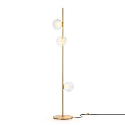 Bocci 28.3 Tall Vloerlamp - Transparant - Messing base