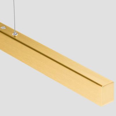Anour I Model Cordless Hanglamp - 100 cm - Geborsteld messing